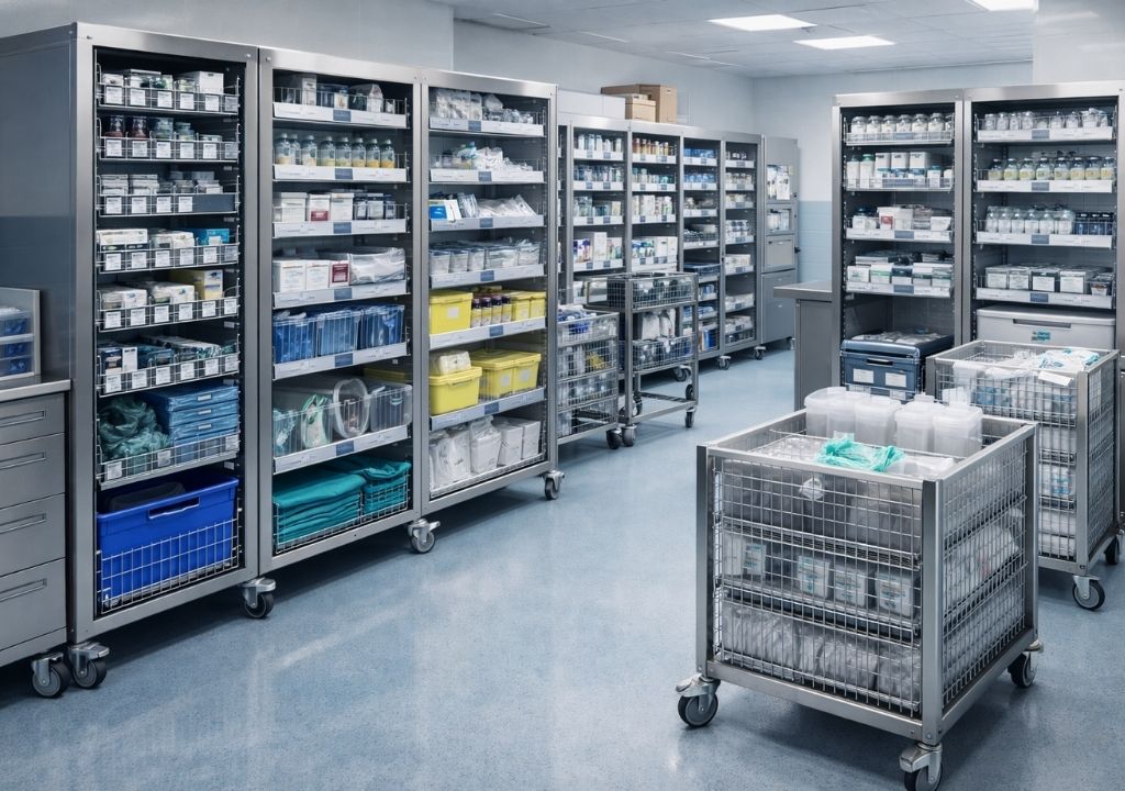 Professional surgical and examination room equipment for healthcare facilities